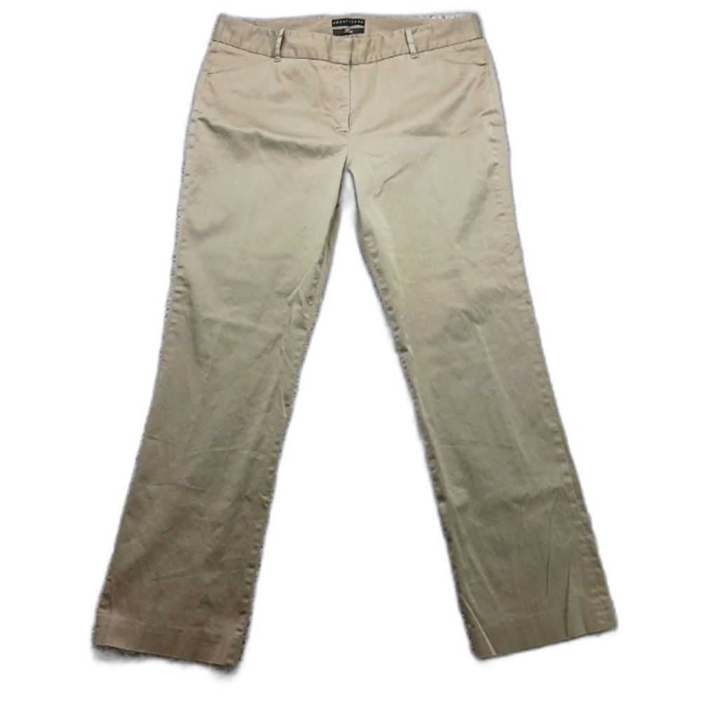 Apostrophe  Fiona Women's 14 Tan Trouser Pants. 2 Front Side Pocket, 2 Back